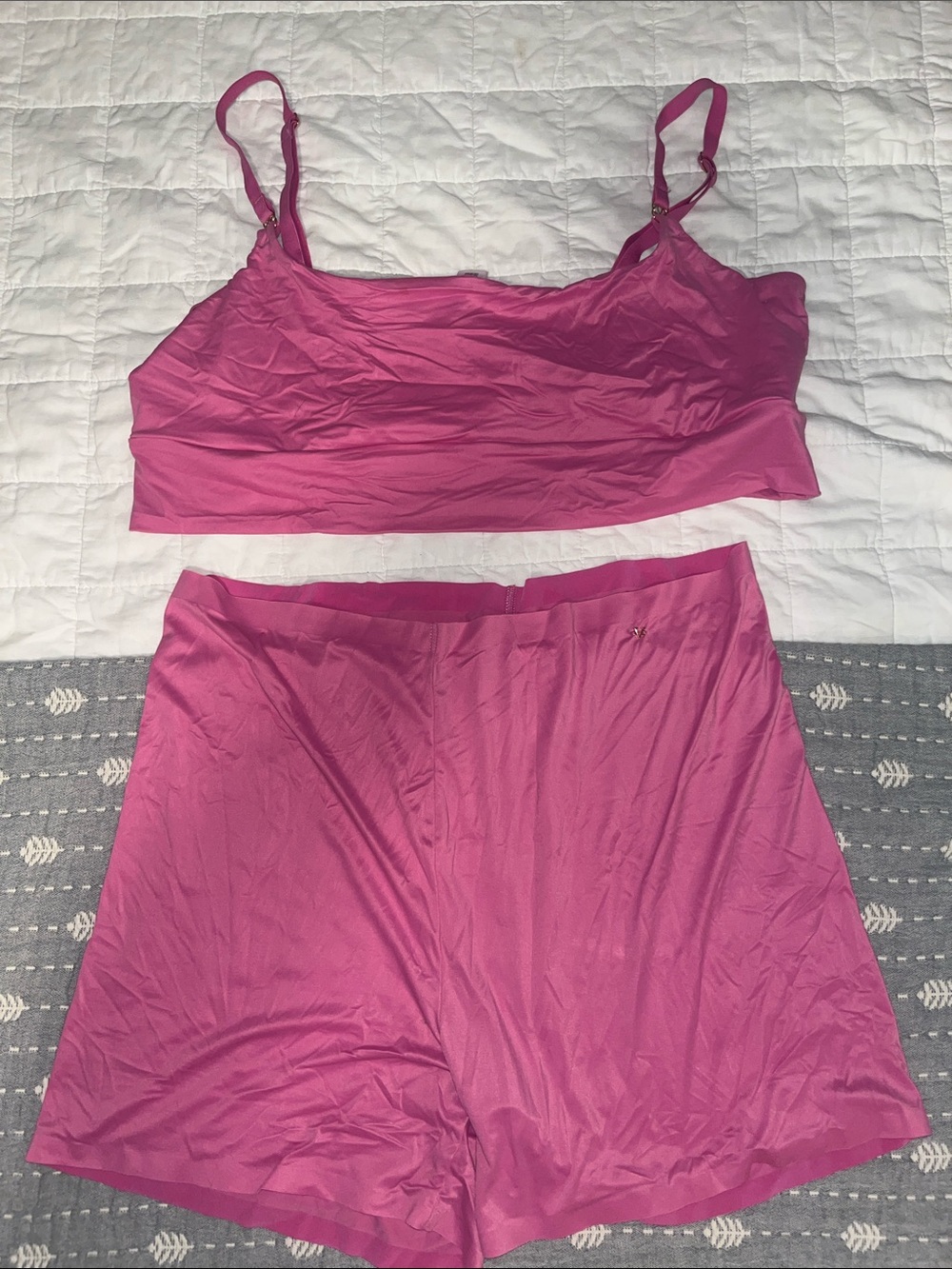 XXL Victoria’s Secret Workout Set Bra and Biker Shorts Pink